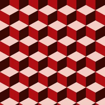 Cube pattern Stock Illustration