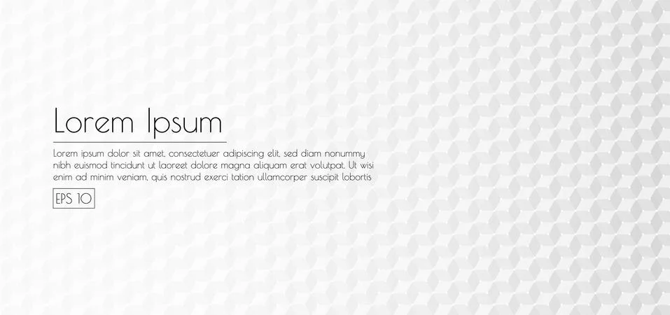 Cube pattern white background minimal design Stock Illustration