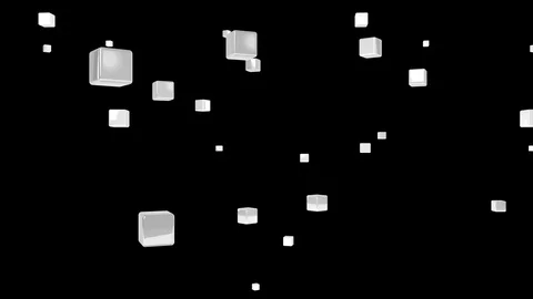 Cube - Right - in out 動画素材 116704204