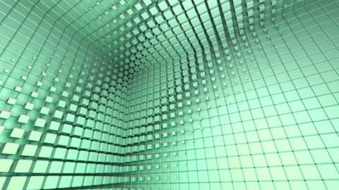 Cube Room Wall Tile Grid Abstract graphical background line C Stock Footage 171050724