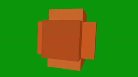 Rotate Cube Animation Stock Footage ~ Royalty Free Stock Videos | Pond5