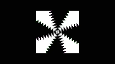 Cube Rotating Mask Central Box Stock Footage 139741537