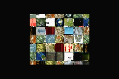 Cube rotating wideowall  Video stock 329419