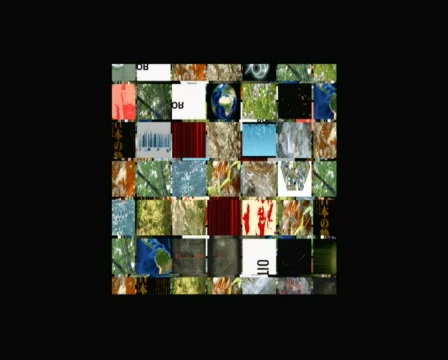 Cube rotating wideowall pal Video stock 329420