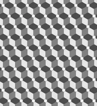 Cube seamless pattern Stock Illustration