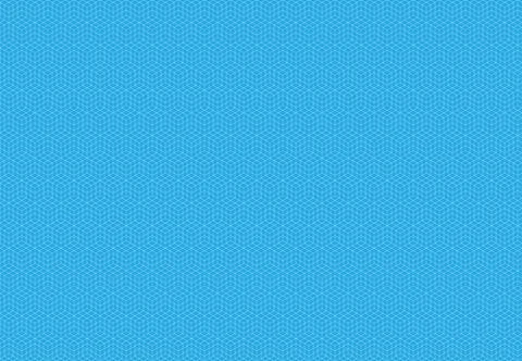 Cube seamless pattern, simple line design. Blue background abstract net style Illustrazione stock