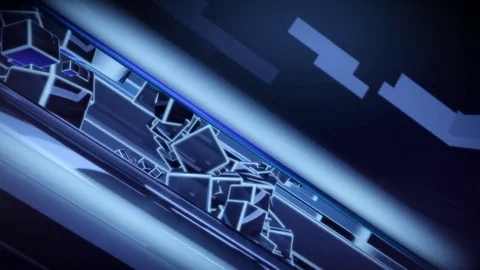 Cube Sequence Looping Animation Video stock 73606964