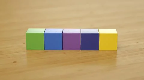 Cube Shape  5 Foto stock