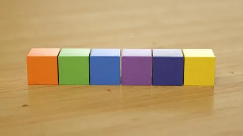 Cube Shape  6 Foto stock
