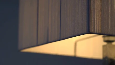 Cube shaped handmade lamp shell, stockvideo Stock Footage 86770574