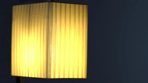Cube shaped lamp shell, decoration lamp, stockvideo Stock Footage 86769305