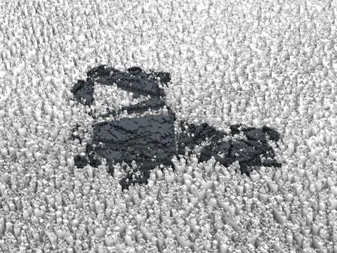 Cube Smart Data Technology, China Map Symbol Illustrazione stock