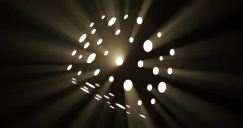 Cube spinning with illumination. Light effect. 4k video Stock Footage 110739308