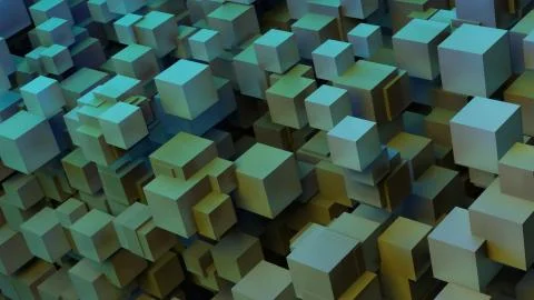 Cube Stack Art 스톡 일러스트