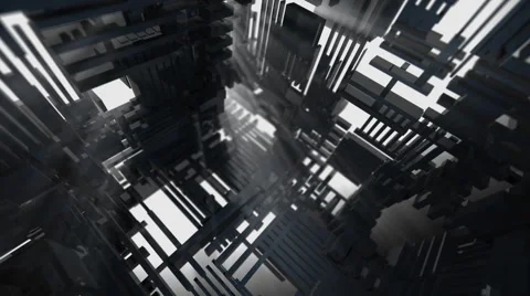 Cube Structure Background 库存影片 57691761