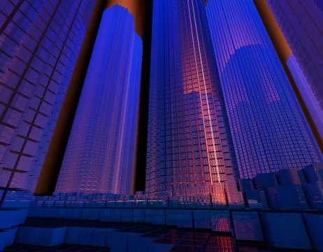 Cube technology structure, data storage Illustrazione stock