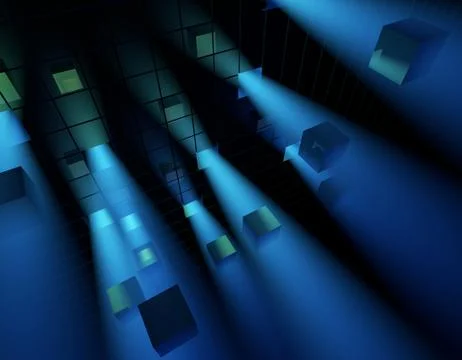 Cube technology structure, data transmission and storage 스톡 일러스트