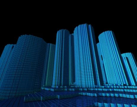 Cube technology structure, data transmission and storage イラスト素材