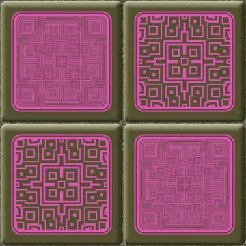 Cube tiles seamless generated hires texture Illustrazione stock