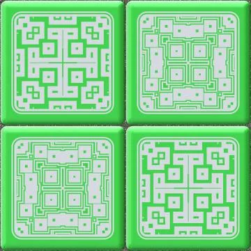 Cube tiles seamless generated hires texture 스톡 일러스트