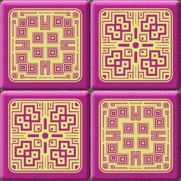 Cube tiles seamless generated hires texture 스톡 일러스트