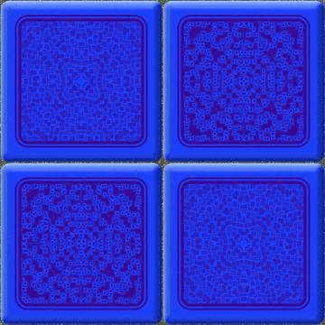 Cube tiles seamless generated hires texture Stock Illustration