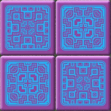 Cube tiles seamless generated hires texture Stock Illustration