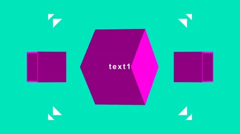 Cube Title Opener 스톡 After Effects