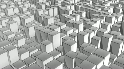 Cube track ink Stock Footage 10864692