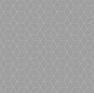 Cube Vector seamless pattern or Modern texture. 스톡 일러스트