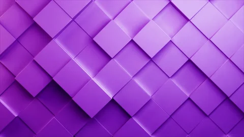 Cube wall background loop 4k - purple diagonal big Stock Footage 174703170
