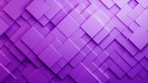 Cube wall background loop 4k - purple diagonal random Stock Footage 174720177