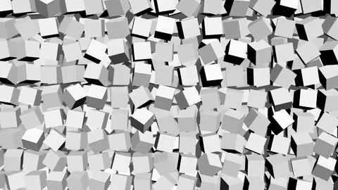 Cube wallpaper 3d Stock Footage 303782484