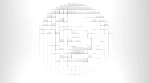 Cube wave Stock Footage 48585278