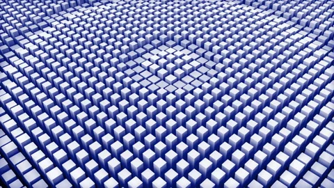 Cube Wave 動画素材 160198442