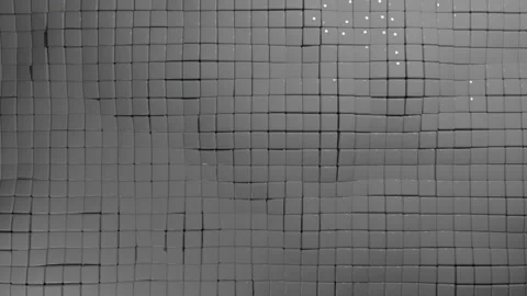 Cube waves background. Infinite loop. Stock Footage 143014370