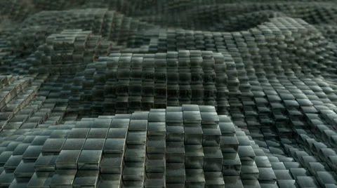 Cube Waves Stock Footage 56577073