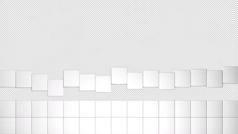 Cube White Transition Alpha Channel 스톡 동영상 151249611