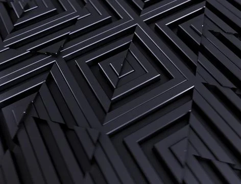 Cube_Pattern 3D rendering Background Stockillustratie