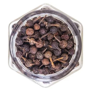 Cubeb pepper isolated on white background Stock Photos