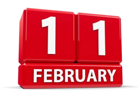 Cubes 11th February Stock Illustration