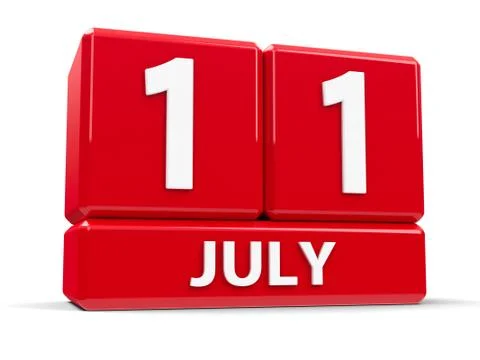 Cubes 11th July Stock Illustration