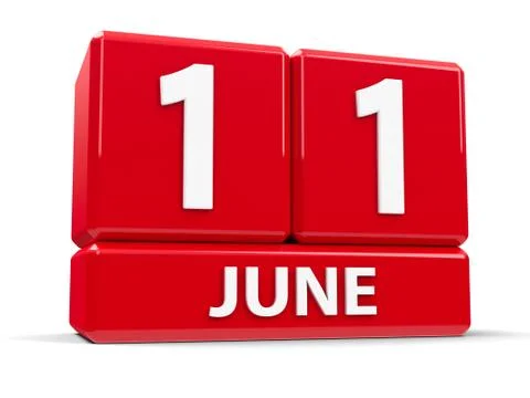 Cubes 11th June Stock Illustration