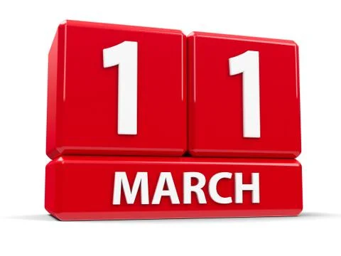 Cubes 11th March Stock Illustration