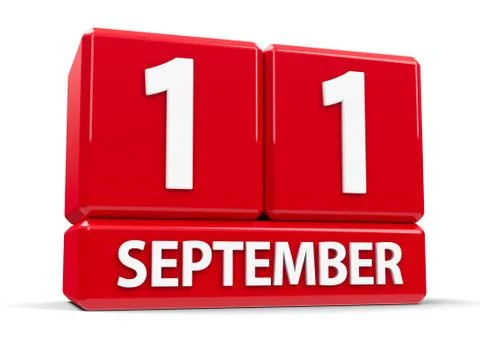 Cubes 11th September Stock Illustration