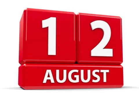 Cubes 12th August Stock Illustration