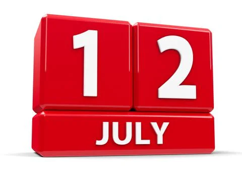 Cubes 12th July Stock Illustration