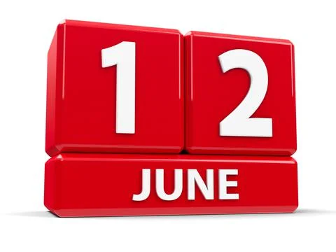 Cubes 12th June Stock Illustration