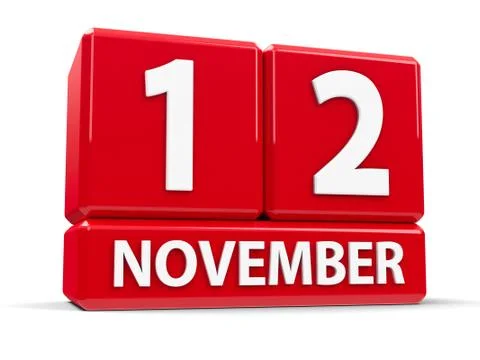 Cubes 12th November Stock Illustration