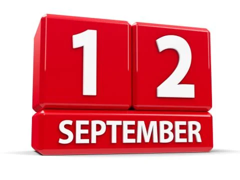 Cubes 12th September Stock Illustration